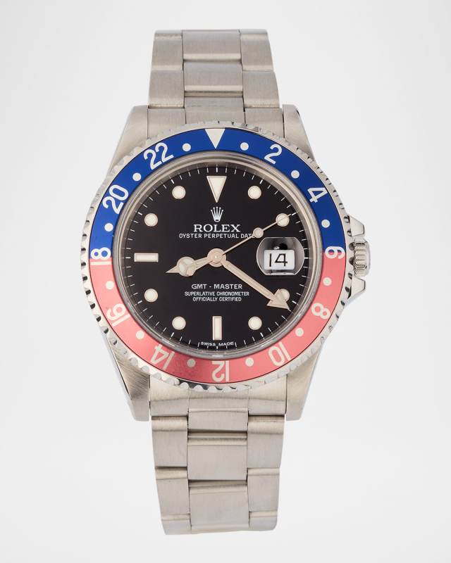 Rolex Stainless Steel GMT-Master 40mm Vintage 1990 Watch
